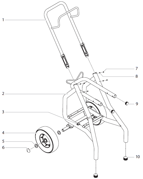 Multifinish 440 Cart Assembly